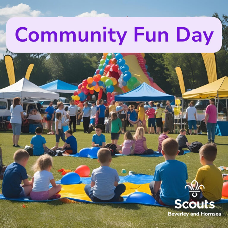 Community Fun Day Summer 2026 Join The Team - Beverley and Hornsea Scouts